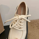 Elegant Lace-Up Platform Loafers for Women 2026 British Style High Heels Oxford Shoes Woman Preppy Style Pu Leather Shoes Female