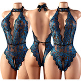 Summer Hot See Through One-piece Underwear Sexy Hollow Sleeveless Tank Tops Bodysuit Crotchless Backless Playsuit Vest For Women