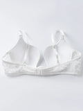 Plunge Deep V Bra Underwear Lace Push up Bra Sexy Lingerie Bralette Sexy Cleavage Bra with Underwire Lightly Padded Low Cut Bra