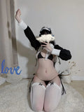 Porn Women Witch Nun Cosplay Maid Uniform Costumes Sexy Lingerie for Sex Temptation Bra Panties Long Sleeve Ultra Short
