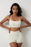 DIAS FIT JOY New style cross back yoga bra Plus Size removable chest cushion sexy back sports vest fitness running gym