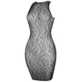 Sexy Women Fishnet Hollow Out Cover Up Dress See Through Bodycon Beach Swimwear Summer Style