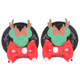Christmas 2.8"Mouse Ears Hair Clips For Children Sequins Bow Hairpins Girls Festival Party DIY Hair Accessories