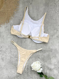 2026 Sexy Ring Bikini Women Swimsuit Female Swimwear Bandeau Biquini Thong Bathing Suit Swimming Suits Halter Bodysuit Beachwear