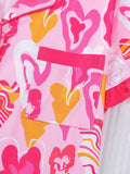 Women's Sleepwear Summer Dopamine Style Pajama Set Loungewear Ladies Pajamas Comfortable Casual Lapel Pajamas Shorts Set