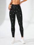 Trendy Starry Sky Sportswear Woman Gym Yoga Pants Seamless High Waist Women Sports Leggings Tummy Control Squat-Proof