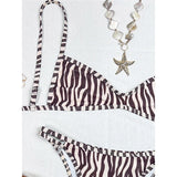 XS - L 2026 Printed Polka Dot Bikini Female Swimsuit Women Swimwear Two-pieces Bikini Set Plaid Bather Bathing Suit Swim V8039
