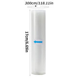 Vacuum Sealer Bags Rolls for Food Commercial Grade BPA Free Puncture Prevention Great for Sous Vide Cooking