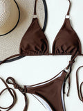 Sexy Micro Bikini 2025 Criss Cross Swimwear Bandage Woman Swimsuit Female Thong Bikinis Set 2 Piece Women Bathing Suit Beachwear