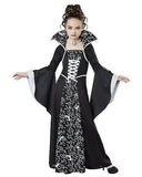 Kids Vampire Costume Gothic Halloween Dress with Accessories