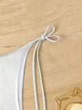 2026 Triangle String Bikini Large Plus Size Swimsuit Women Solid Halter Swimwear Female Sexy Bathers Bathing Swimming Swim Suit