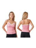 Women Summer Lace Trim Camisoles Sexy Dot Print Slim Fit V Neck Spaghetti Strap Tops