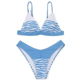 ZTVitality Print Patchwork Women Swimsuit Sexy Bikini 2022 New Arrival Straps Padded Bra Summer Beach Swimwear Brazilian Biquini