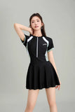 New Swimsuit for Women, Slightly Overweight, Plus Size Jumpsuit Style, Conservative and Slimming, Hot Spring Swimsuit Wholesale