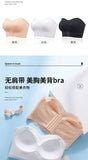 Sexy Push Up Bra Front Closure Strapless Underwear for Women Plus Size Invisible Brassiere Wireless Breathable Female Lingerie