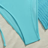 2026 Triangle String Bikinis Women 3 Pieces Swimwear Female & Beach Skirt Sexy Swimsuit Bathers Bathing Swimming Swim Suit Beach