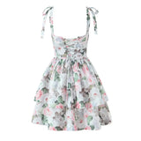 Purely Alluring Printed Strap Dress 2026 Spring Summer New Slim-Fit Fluffy Short Dress For Women Pure Desire Casual Elegant 3XZ9