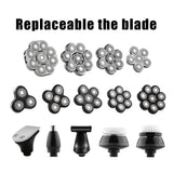 Replaceable Electric Shaver Head And Nose Trimmer Hair Clipper Head Spare 3D 4D 5D 6D 7D 8D 9D Floating Cutter Razor Beard Head