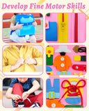Toddler Busy Board Backpack Montessori Learning Activity Toy