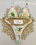 2026 New Sexy Prints Mciro Bikini Set Women Holiday Swimsuit Lace-up Swimwear 2 Piece Set Backless Biquine Brasileiro Beachwear