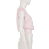 Summer T-shirt lace off-shoulder short-sleeved T-shirt waist fashion versatile top