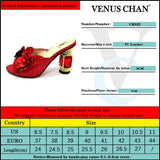 Doershow Italian Shoes And Bag Sets For Evening Party With Stones Italian Leather Handbags Match Bags!HZX1-6