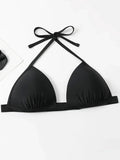 2025 Halter Bra Cup Bikini Women Swimsuit Female Push Up Swimwear Two Pieces Bikini set Brazilian Bather Bathing Suit Swim Lady