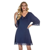 Summer Short Sleeve Night Dress Women Home Clothes Sleepwear Soft and Comfortable Nightdress Nightgown Loungewear Pyjama Femme