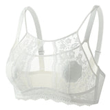 MOYISU Grande Taille Ultra Thin Bra Sheer Lingerie High Bust Anti Sagging Support Push Up Sexy Summer Bralette Large Cup Women