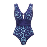 2026 High Quality One Piece Swimsuit Floral Ruffle Printed Push Up Women Bikini Set Swimwear Slimming Bathing Suit Beach Wear