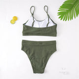 0XL - 4XL 7 Colors Bikini Plus Size Large Size Swimwear Women Swimsuit Female Two-Pieces Bikini Set Bather Bathing Suit V3774B