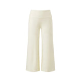 Women Solid Color Capri Pants High Waist Skinny 3/4 Length Flared Pants Casual Loose Fit Cropped Jogging Trousers Daily Summer