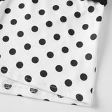 Summer Women's Dot Print Mini Casual Shorts Elastic High Waist Fold Over Slim Fit Shorts 2026 Fashion Going Out Daily Sporty