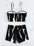 2026 Print High Waist String Two Piece Bikini Women Swimwear Female Swimsuit Bathers Bathing Swimming Suit Beachwear Summer