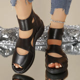 Fashion Rome Style Platform Sandals Women Party Shoes 2026 Summer   Gladiator Sandals Female Peep Toe Sandal