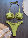 Solid Micro Bikinis Sexy Women Swimsuits Female Swimwear 2026 Bikini Set Bathing Suit Swimming Suits Beachwear Solid Biquini