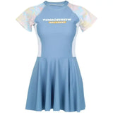 Swimsuit for Women in Summer, Conservative and Slimming, One-piece Skirt Style Swimsuit New Year's Hot Spring Plus Size Swimsuit