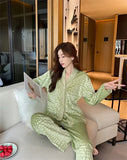Autumn and winter new gold velvet pajamas V-neck Korean velvet sweet and sexy lace home clothes