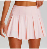Fitness Tennis Short Skirts Women's Quick Cooling Sensation Sunscreen Pleated Skirt Outdoor UV Resistant Dance Golf Yoga Clothes