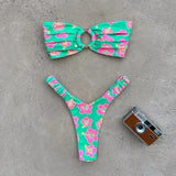 Micro Bikini Push Up Women Swimsuits 2026 Sexy Female Swimwear Brazilian Bikini Set Thong Biquini Swim Suits Print Beachwear