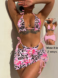 XS - L Two-side Wearable Reverside Bikini Women Swimwear Female Swimsuit Three-pieces Bikini Set Bathing Suit Swim Beachwear