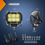 Nilight ZH003 Premium Spot Flood Combo LED Light Bar