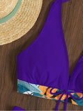 Halter Bikinis 2026 Women Printed Swimsuit Shorts High Waist Swimwear Female Bathers Swimming Bathing Suit Summer Beachwear