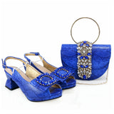doershow Italian Shoe and Bag Set New 2024 Women Shoes and Bag Set In Italy YELLOW Italian Shoes with Matching Bag Hgv1-2