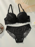 2-piece hot selling lace gathering and lifting bra set sexy women's bra underwear A2123