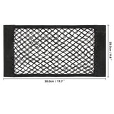 1Pc Car Back Rear Mesh Trunk Seat Elastic String Net  Universal Storage Bag Pocket Cage Auto Organizer Seat Back Bag