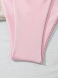 ZTVitality Sexy Pink Push Up Bikini Set 2026 Summer Beachwear Swimsuit Women's Swimwear Biquini Knotted Bikini Two Piece New