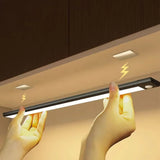 Night light LED Cabinet Light USB Rechargeable Motion Sensor Light Suitable For Kitchen Wardrobe Cabinet Lighting 30cm/40cm/50cm