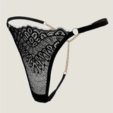 Transparent Hot Temptation Thongs G-strings Woman Panty Pearl Open Hip Briefs Porn Hollow Solid Lace Pantys FemaleEroticCostumes