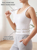 Racerback Tank Top for Women Sleeveless Ribbed Padded Camisole Summer Casual Sports Top Vest